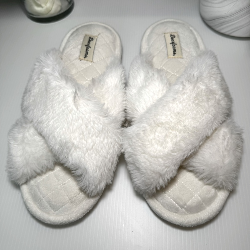 Dearfoams Slippers Size 9-10 Large